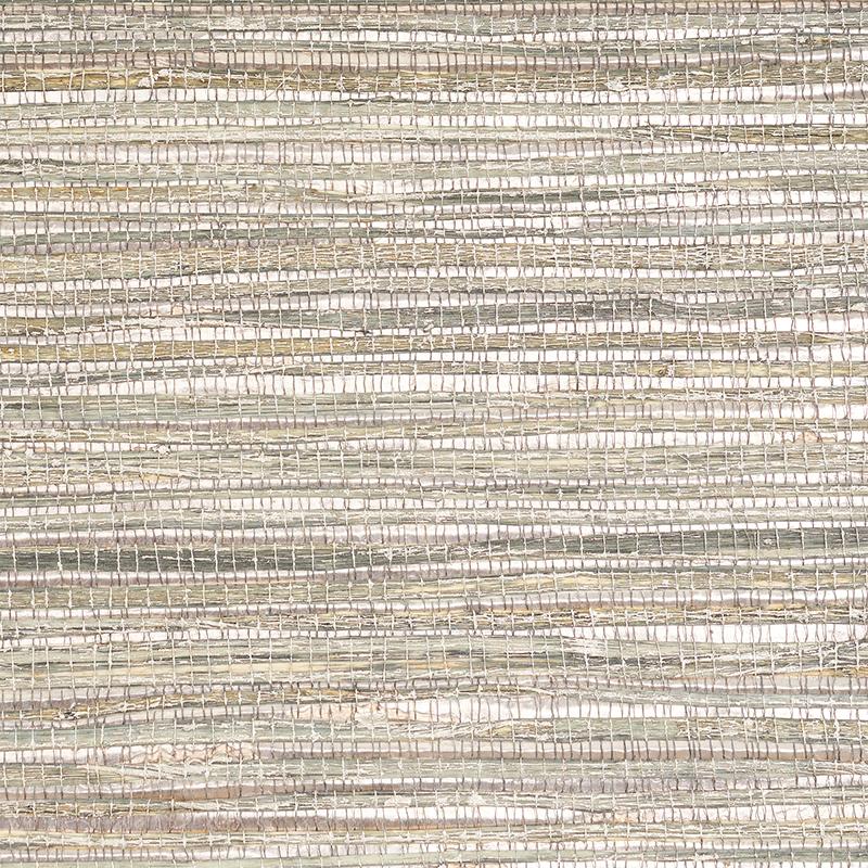 Metallized Flax Wallpaper