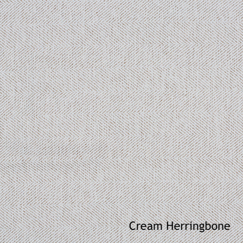 Cream Herringbone Sample