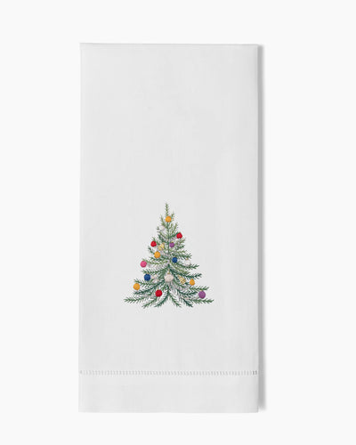 Holiday Tree Hand Towels, Set of Two
