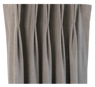 Butte in Stone Trimmed Drapery Pair
