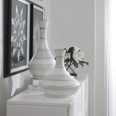 Ceramic Vases, Set of Two
