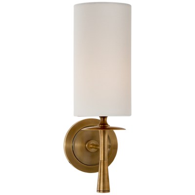 Drunmore Single Sconce with Linen Shade