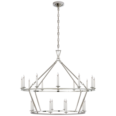 Darlana Large Two-Tiered Ring Chandelier