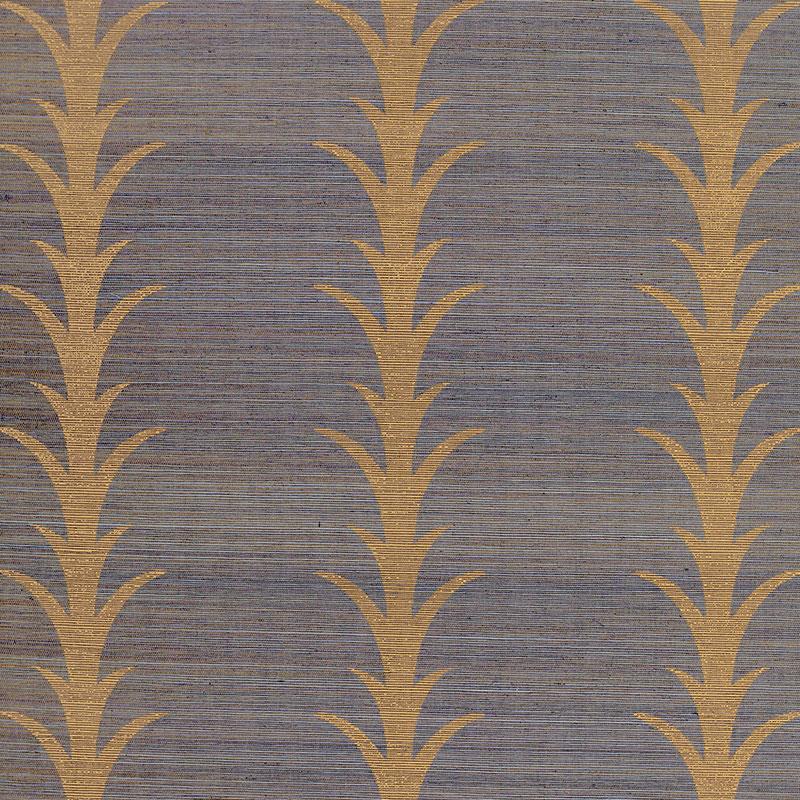 Acanthus Stripe Sisal in Turmeric Sample