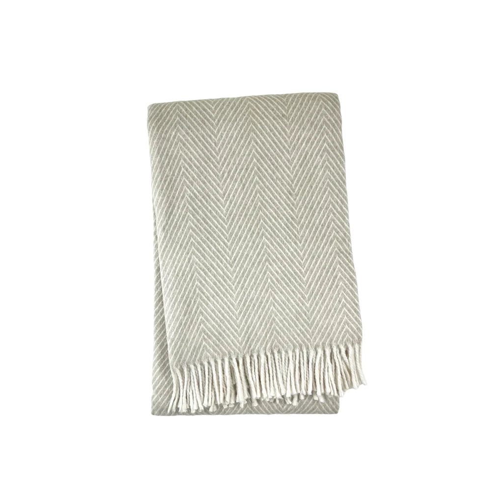 Herringbone Recycled Cotton Throw