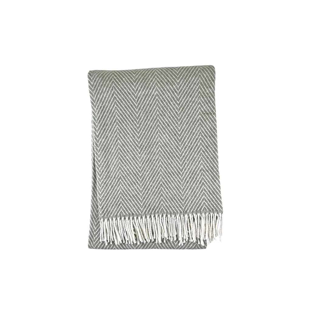 Herringbone Recycled Cotton Throw