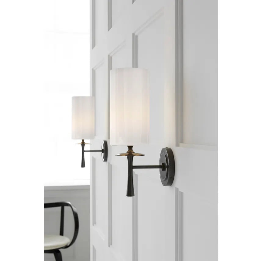 Drunmore Single Sconce with Glass Shade