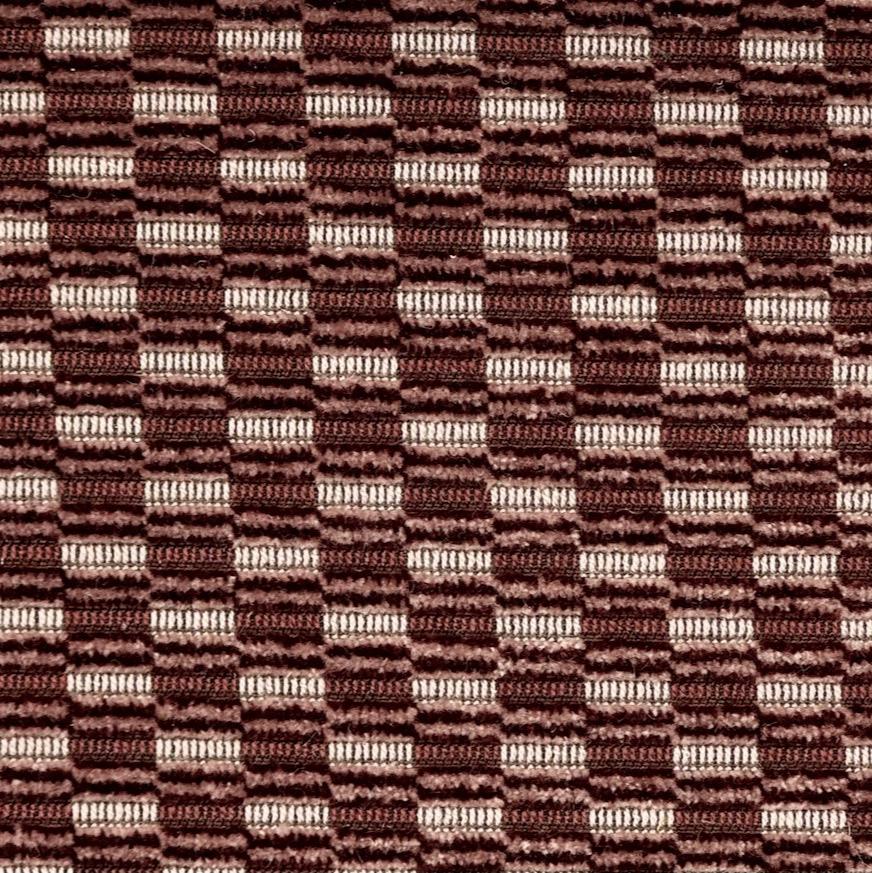 Burgundy Velvet Check Sample