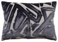 Depiction Pillow in Slate