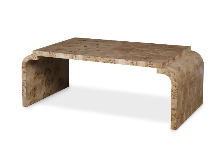 St. Pete Large Burl Cocktail Table