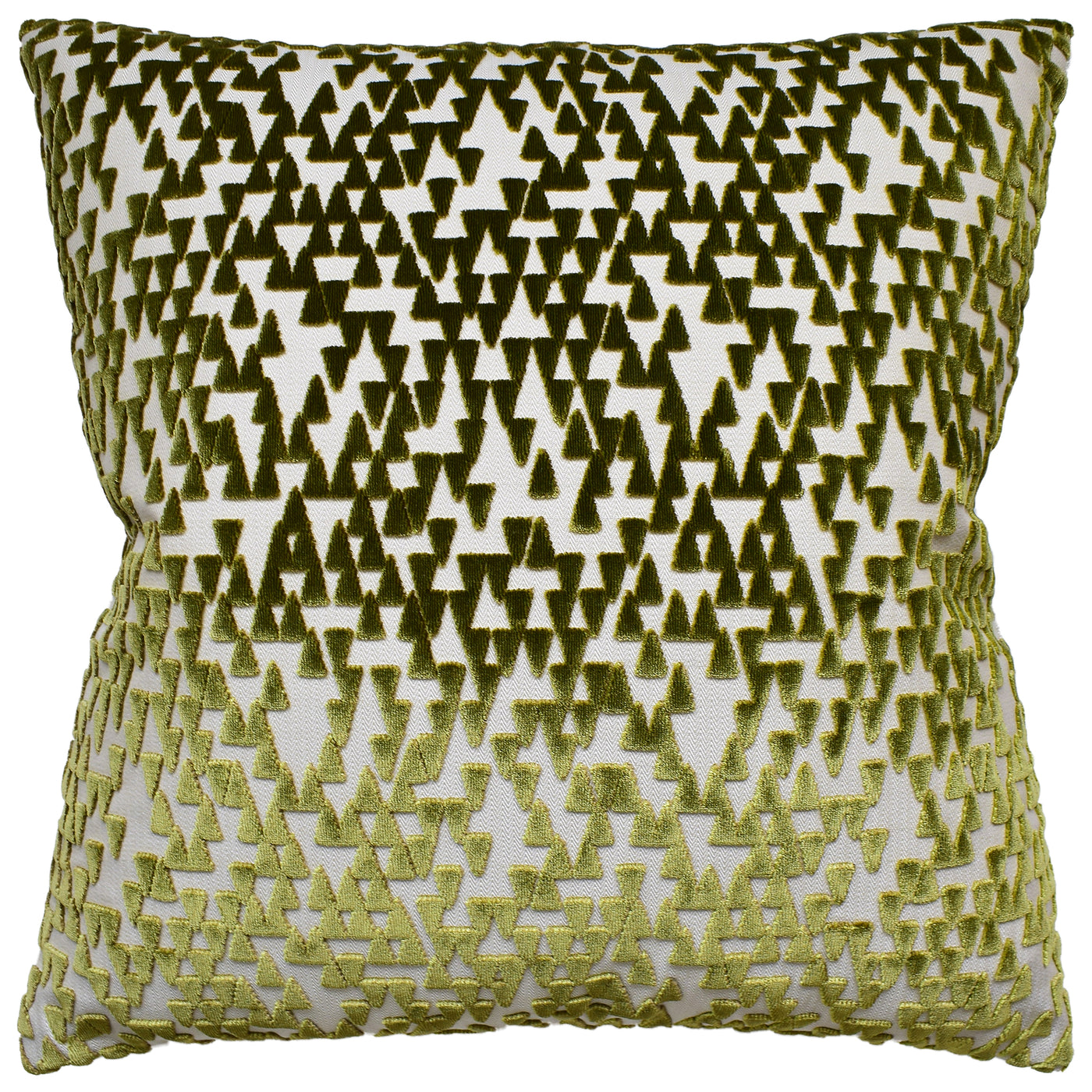 Points of View Pillow in Artichoke