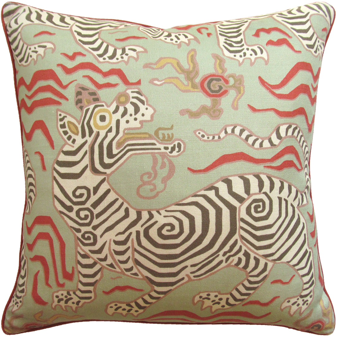 Tibet Pillow in Pale Green