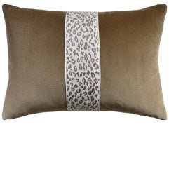Giorgio Safari Pillow in Sand and Ivory