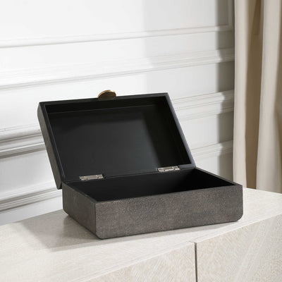 Faux Shagreen Box