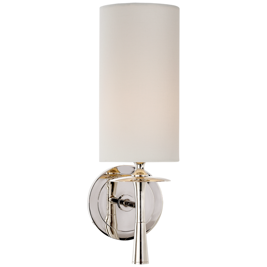 Drunmore Single Sconce with Linen Shade