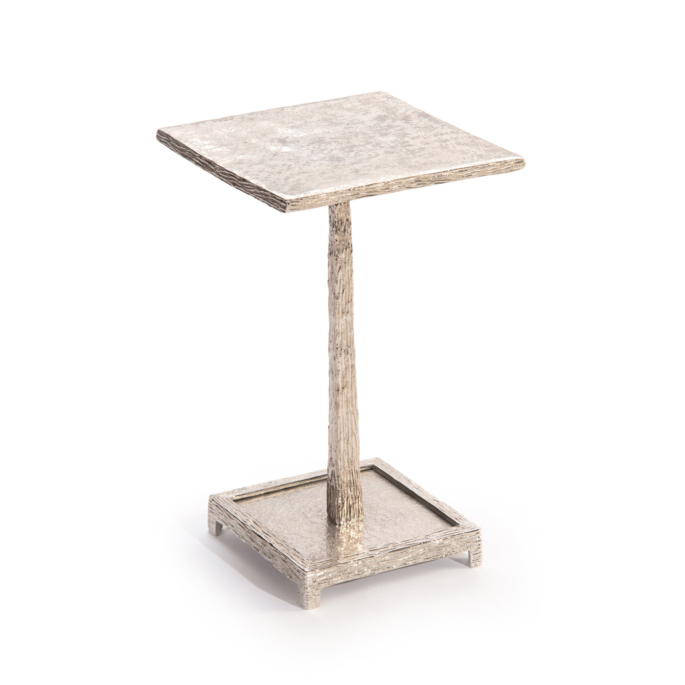 Textured Nickel Martini Table