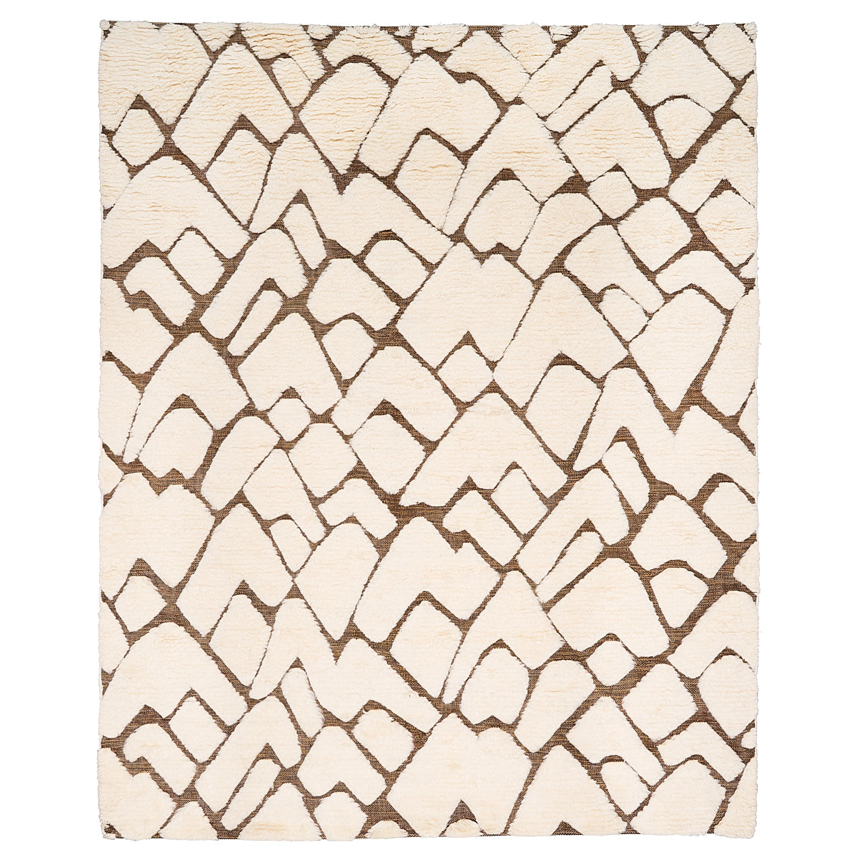 Zimba Rug- Ivory & Brown