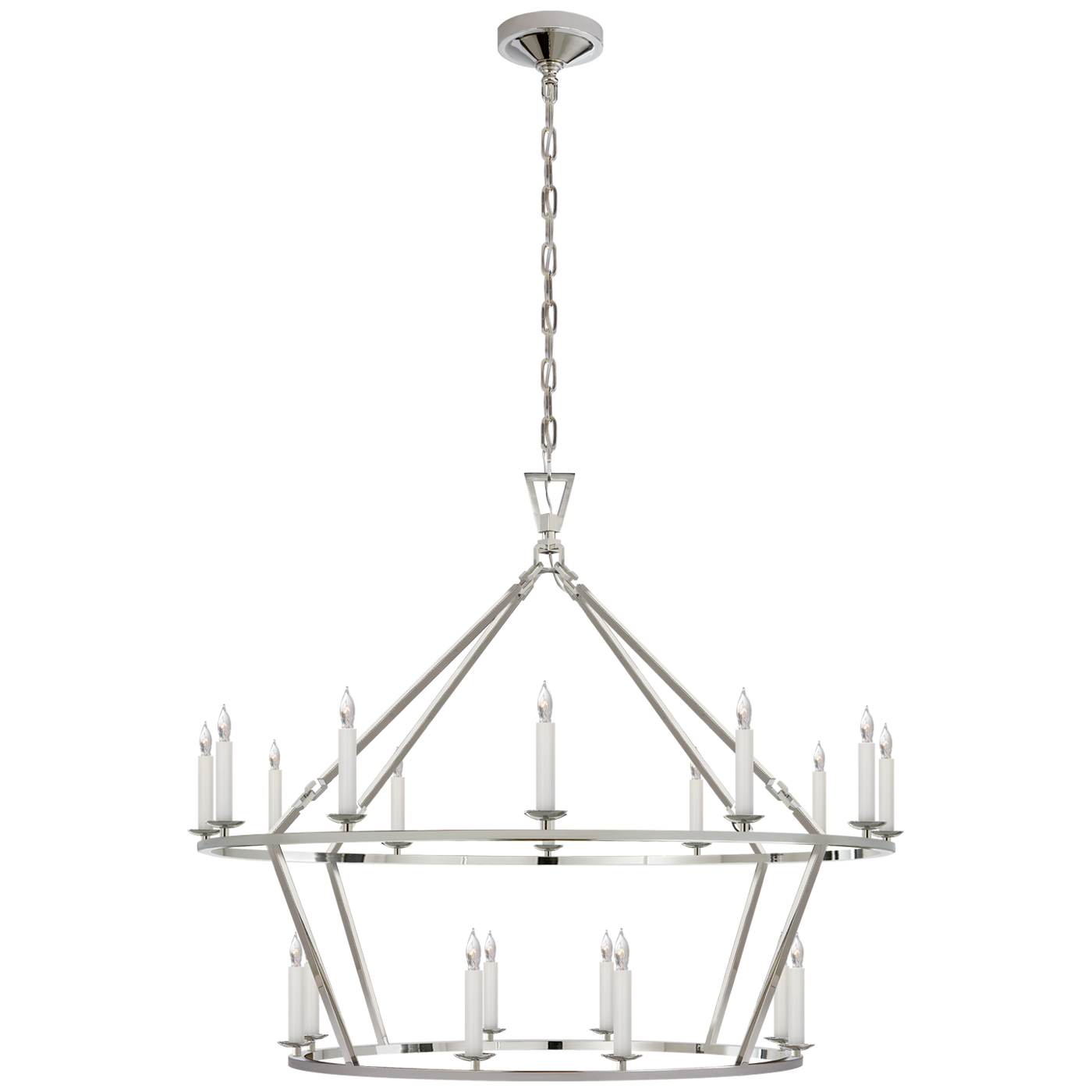 Darlana Large Two-Tiered Ring Chandelier