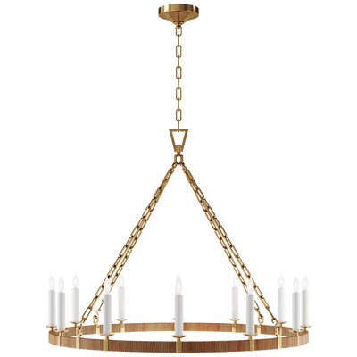 Darlana Large Wrapped Ring Chandelier