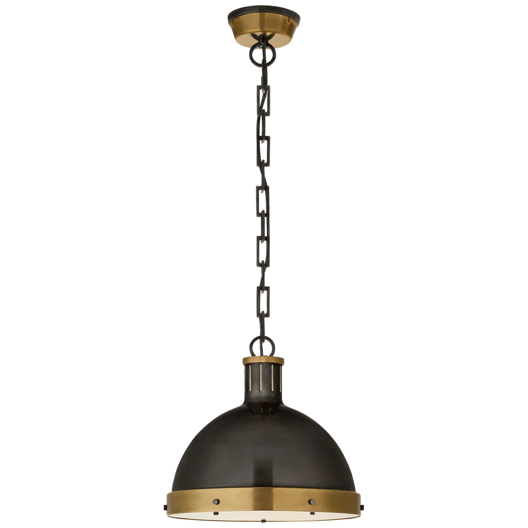Hicks Large Pendant with Frosted Acrylic